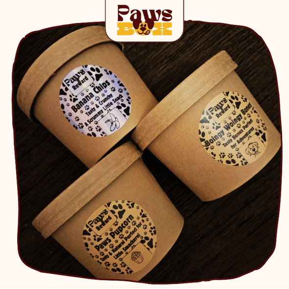 Dog Treat Pot Trio