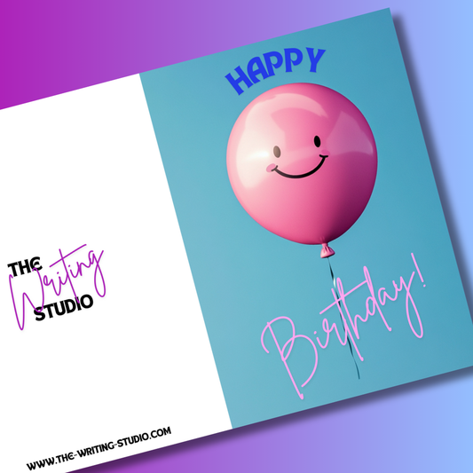 EU: Handwritten A5 "Happy Birthday" Card