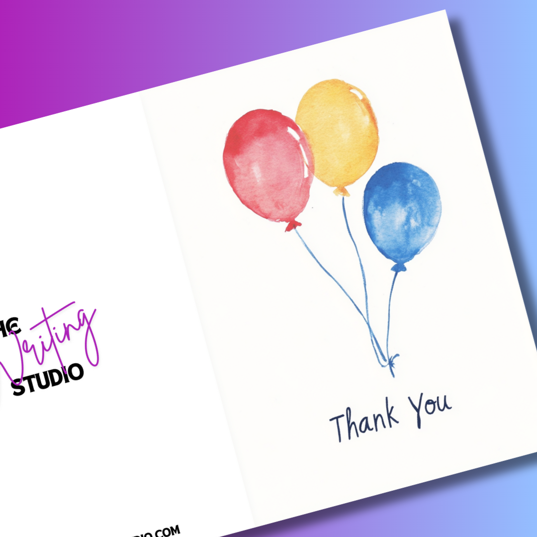 EU: Handwritten A5 Custom Greetings Card