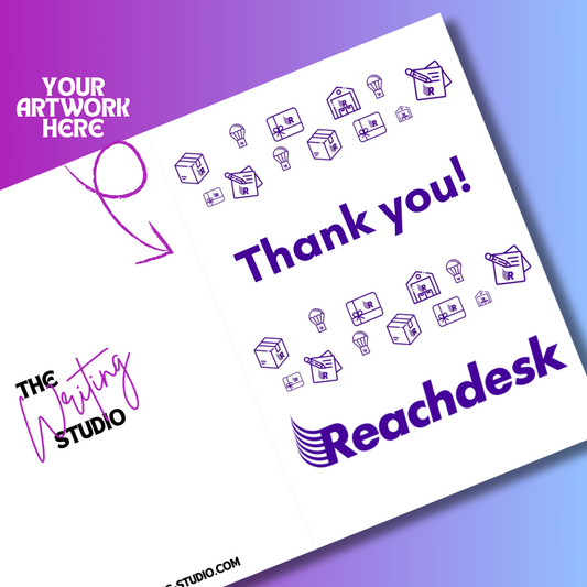 EU: Handwritten A5 Custom Greetings Card
