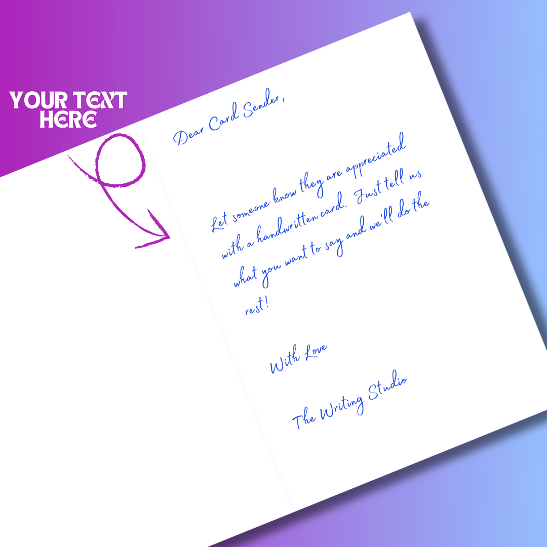 EU: Handwritten A5 "Happy Birthday" Card